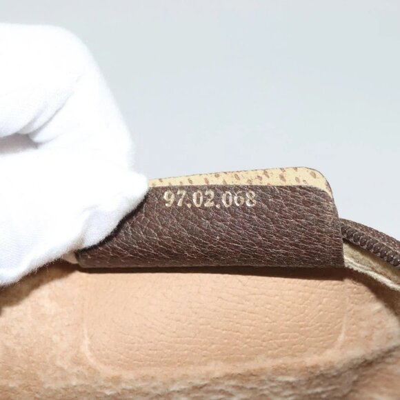 GUCCI GG Supreme Shoulder Bag PVC Beige Gold 97 02 068 Auth BA3641 - Picture 10 of 16